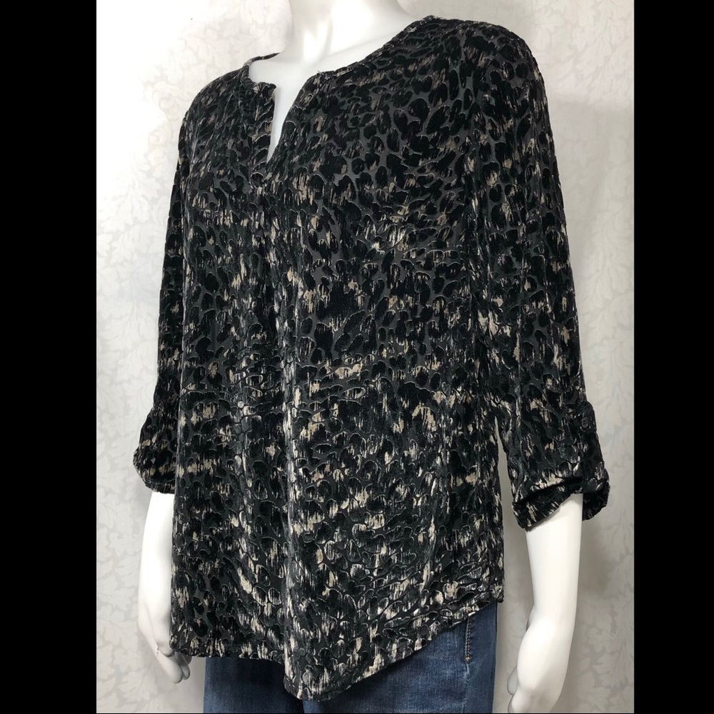 Rox & Ali Soft Crushed Velvet Animal/Leopard
